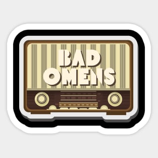 BAD OMENS Sticker